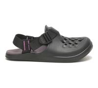 Chaco Womens Chillos Stripe Patterned Shuv Clogs in Black - Size UK 3