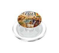 Chad Africa Sahara Desert, Zakouma Park PopSockets PopGrip for MagSafe