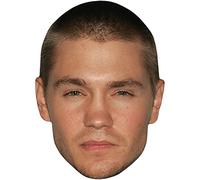 Chad Michael Murray (Shaved Head) Celebrity Mask, Flat Card Face, Fancy Dress Mask