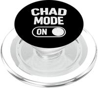 Chad Mode On Funny Meme Quote Sigma Alpha Energy Humor PopSockets PopGrip for MagSafe