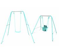 Chad Valley 2 In 1 Kids Garden Swing - Green