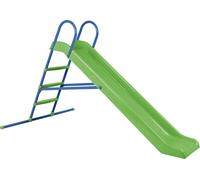 Chad Valley 7ft Kids Garden Slide - Green and Blue