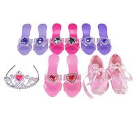 Chad Valley Glamour Shoes - 5 Pack with Tiara