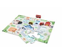 Chad Valley Jigsaw Track And Vehicle City Themed Puzzle Set
