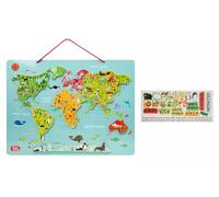 Chad Valley PlaySmart Magnetic World Map * Improve your children's problem solving skills as they learn to explore and work things out for themselves *