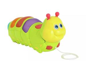 Chad Valley Pull Along Caterpillar * The colourful caterpillar is great for helping improve your child's cerebral development *