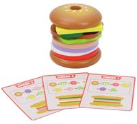 Chad Valley Wooden Burger Stack Game