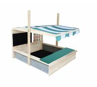 Chad Valley Wooden Sand Pit With Canopy And Blackboar