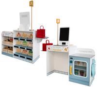 Chad Valley Wooden Supermarket Toy Set