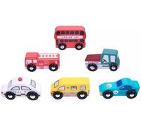 Chad Valley Wooden Vehicles 6 Pack