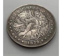 Chaenyu 1879 Wandering Coin Angel Fairy Beautiful Girl Brass Old Silver Medal Collectible Coin Copy Commemorative Coin Gift