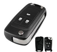 Chaexii 3-Button Key Fob Replacement for Opel/Vauxhall Insignia, Astra, Meriva, Zafira, Movano, Mokka, ABS Plastic, Popular Color