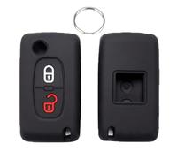 Chaexii Peugeot 107 Key Cover, 2 Buttons Key Fob Protection for Citroe-n C1 C2 C3 C4 C5 C6 C8 Picasso Key Shell and for Peugeot 206 207 307 308 408 407 607 107 5008 Key Case Accessories