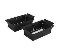 Chafer Wind Guard 2 Pack | Handle Covered Chafing Dish Wind Guard | Decorative Cover for Buffet & Catering Events (Black)