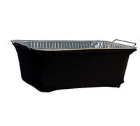 Chafer Wind Guard, Chafer Stand Cover | Flame Retardant Spandex Chafing Dish Wind Guard for Indoor & Outdoor Buffet, Catering, Party Food Warmer | Reusable Catering Events Supplies - Black, 1 Pack