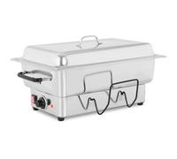 Chafing Dish 1600 W GN 1/1 Container 100 mm - Chafing Dishes by Royal Catering Silver