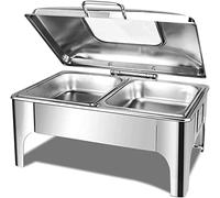 Chafing Dish Buffet Set, Stainless Steel Chafing Dish Set 9L Pack of 1 With 2 Fuel Holders