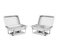 Chafing Dish Set 2 Pieces 16 L In N Container Royal Catering - Chafing Dishes by Silver