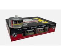 Chafing Fuel Cans, 6 Hour Burn Time, Non-Flammable Liquid Wick, Set of 12, Cool-Touch Design for Catering Equipment