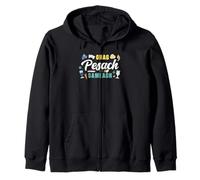 Chag Pesach Sameach Happy Passover Zip Hoodie