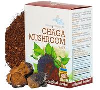 CHAGA MUSHROOM, INONOTUS OBLIQUUS PIL | Original Herbs Herbal Tea - Wild Crafted Herbs Tea -50g