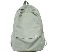 Chagoo Sage Green Backpack for School, Backpack Aesthetic for Teen Girls, Large-capacity Casual Rucksack Kawaii Backpack (Green)