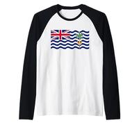 CHAGOS Islands Flag British Indian Ocean Territory Raglan Baseball Tee