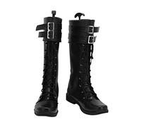 Chahouk Adult Christmas Santa Claus Boots Winter Suit Set Movie Cosplay Snow Shoes