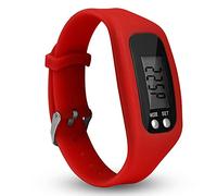 Chahu Pedometer Watch with LCD Display Simple Operation Walking Fitness Tracker Wrist Band Digital Step Counter
