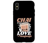 Chai Is My Love Language Cute Kawaii Tea Lover Case for iPhone X/XS