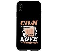 Chai Is My Love Language Cute Kawaii Tea Lover Case for iPhone XS Max