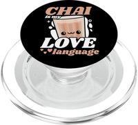 Chai Is My Love Language Cute Kawaii Tea Lover PopSockets PopGrip for MagSafe