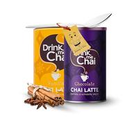 Chai Latte Bundle Includes: 1x Drink Me Chai Latte with Chocolate (225g) | 1x Vanilla Instant Drink Powder (250g) | Bundled with 1x Little Spoon (Coffee/Tea Spoon) by Donny & Dev