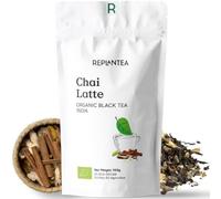 Chai Latte Organic Premium Loose Leaf Tea 100g (50 Cups) | Sugar Free Masala Chai Spiced Black Loose Leaf Tea REPLANTEA