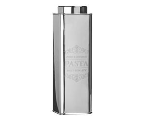 Chai Sqr S/S Pasta Canister 9.5 X 9.5 X 29.5Cm