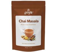Chai Tea Spice Mix | Go-Yogik Rejuvenating Chai Masala100g(80cups) | Aromatic Real Indian Taste |Caffiene Free | Vegan |No Sugar| Ayurveda Backed