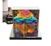 Chaies 3D Desktop Calendar - 2026 52 Weeks Craft Paper Calendar | Decorative Notepad for Event Planning, Home Office School and Celebrations