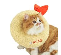 Chaies Anti Lick Collar for Cats, Dog Collar - Cute Cartoon Kitten Recovery Soft Cone - Anti Bite Neck Protection Collar, Wound Healing Collar for Small Medium Puppy and Kitten