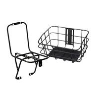 Chaies Bicycle Basket | Brake Mount without Drilling for Bicycle Basket, Aluminium Luggage Rack for Men Women Beach Animals Scooter