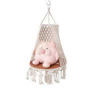 Chaies Cat Macrame Hammock, Cat Macrame Hammock - Kitten Swing Bed - Cat Swing Macrame Cat Hammock for Hanging, Cat Bed, Boho Cat Basket for Kittens, for Sleeping