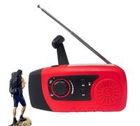 Chaies Crank Radio | 2000mAh Solar Outdoor Radio with Rechargeable Battery | Multifunctional Flashlight, Phone Charger for , Storms and Outages