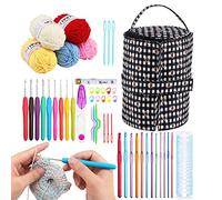 Chaies Crochet Hook Kit, Yarn Hook Set | Portable Knitting and Crochet Supplies, Crochet Kit for Beginner, Crochet Needle, DIY Yarn Weaving Tool for