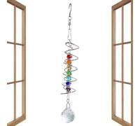 Chaies Decorative Wind Chime Ball Look, Wind Chime in the Shape of a Observation Ball | Colourful Hanging Decorations for Gardens,