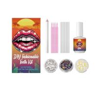 Chaies Dental Gemstone Kit for Teeth, Dental Gemstone Kit | Charm Teeth Jewelry, Teeth Gems, Artificial Teeth Jewelry, Rich Styles,
