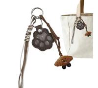 Chaies Dog Hair Keychain - Memory Key Ring for Pets with Storage Bottle, Light Memory Charm Family Souvenir House Puppy Kitten