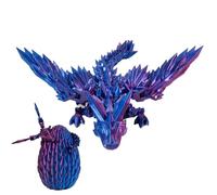 Chaies Dragon Egg, Dragon Printed in One Egg, Mysterious Printed Dragon Egg Toy Realistic Realistic Mobile Dragon Figurines Easter Dragon Eggs Home Decoration