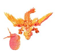Chaies Dragon Egg, Dragon Printed in One Egg, Mysterious Printed Dragon Egg Toy Realistic Realistic Mobile Dragon Figurines Easter Dragon Eggs Home Decoration