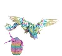 Chaies Dragon Egg, Dragon Printed in One Egg, Mysterious Printed Dragon Egg Toy Realistic Realistic Mobile Dragon Figurines Easter Dragon Eggs Home Decoration