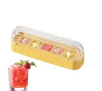 Chaies Easy Release Ice Tray, Tray with Lid and Tray | Stackable Ice Tray with Storage, Food Grade Easy Release Tray with Tray and Lid
