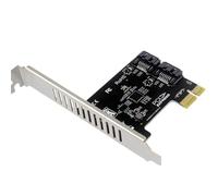 Chaies Expansion Card, 2 Port Expansion Card, Adapter Accessories with Cooling and Data for Server Systems and Workstations